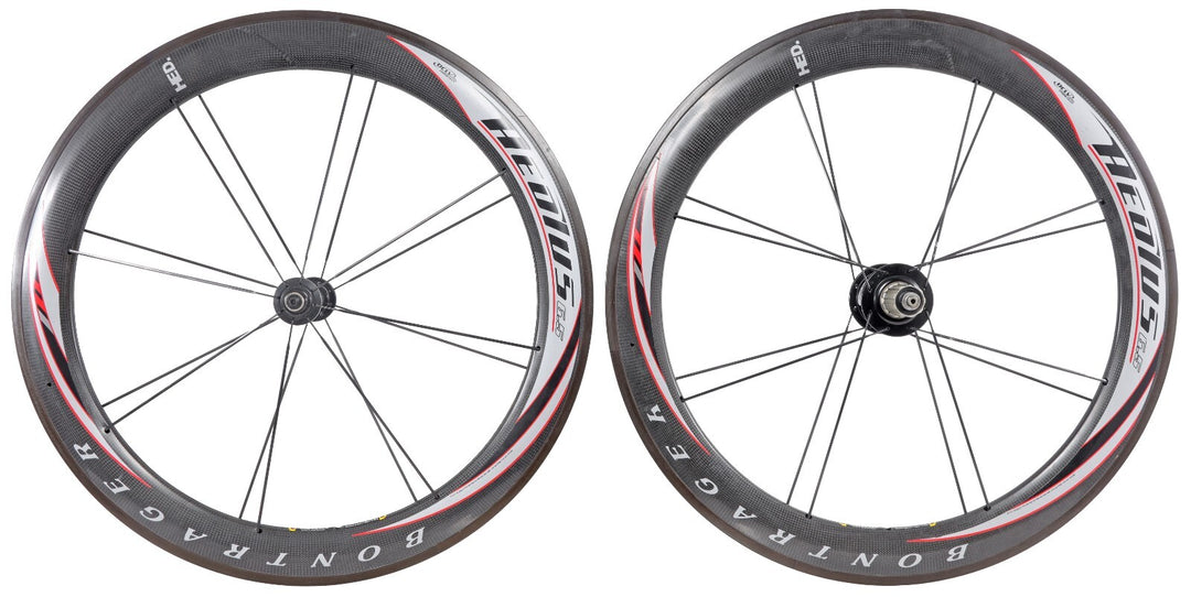 Bontrager Aeolus 6.5 Carbon Clincher Road Wheelset Shimano 10 Spd Rim QR 700c TT