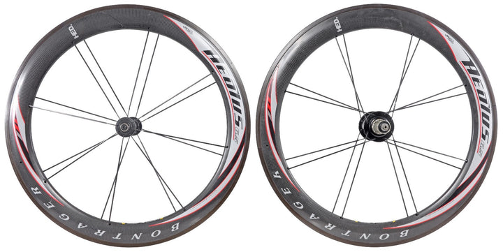 Bontrager Aeolus 6.5 Carbon Clincher Road Wheelset Shimano 10 Spd Rim QR 700c TT