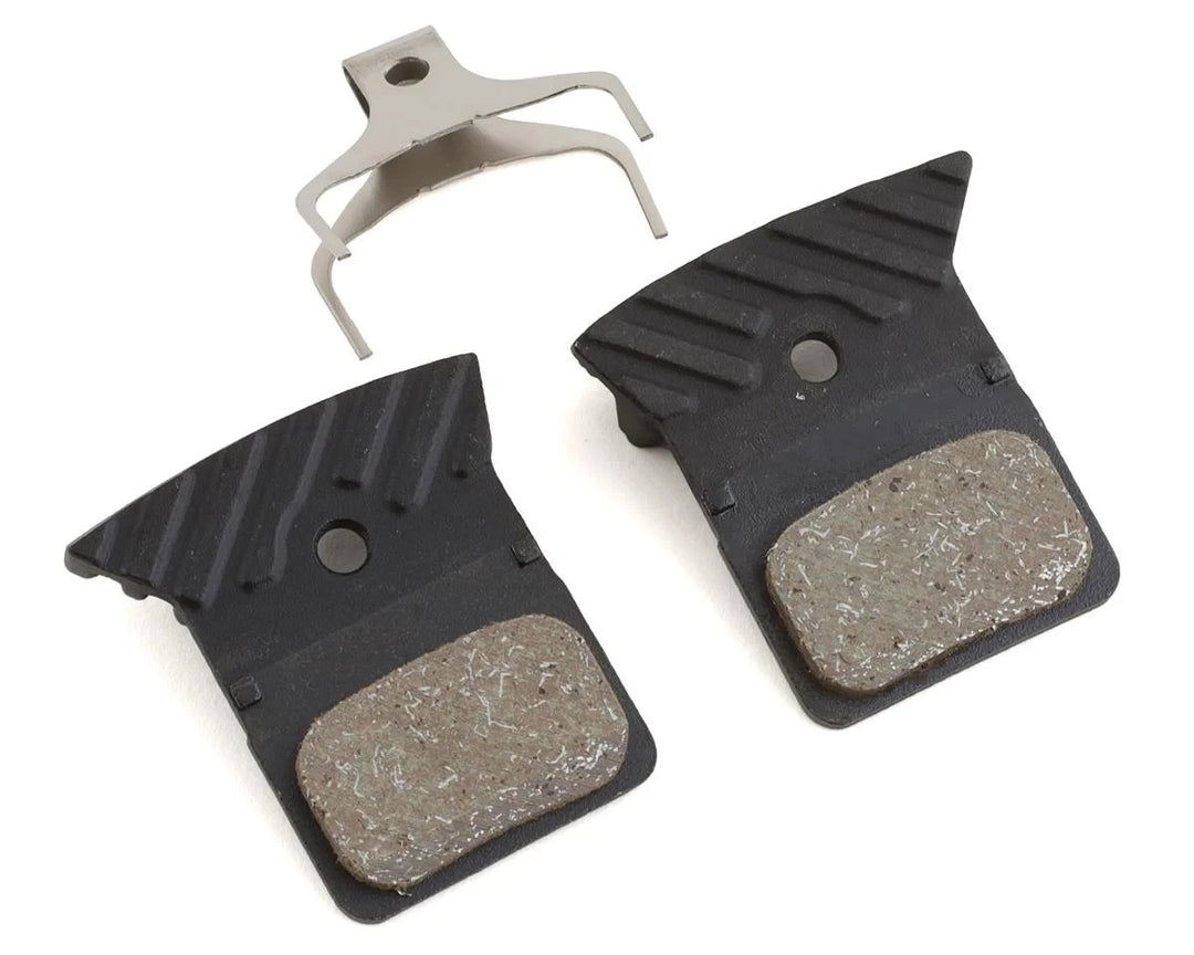 Shimano Road Bike Disc Brake Pads 2 PAIRS - 4 PADS BP-L05A-RF w/ Cooling Fins CX