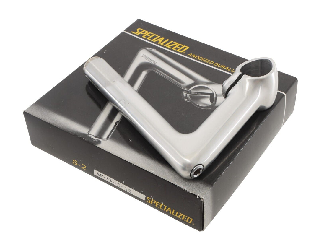 Specialized S2 Vintage Road Bike Quill Stem 26.0mm Clamp 100mm -17° Alloy 1"