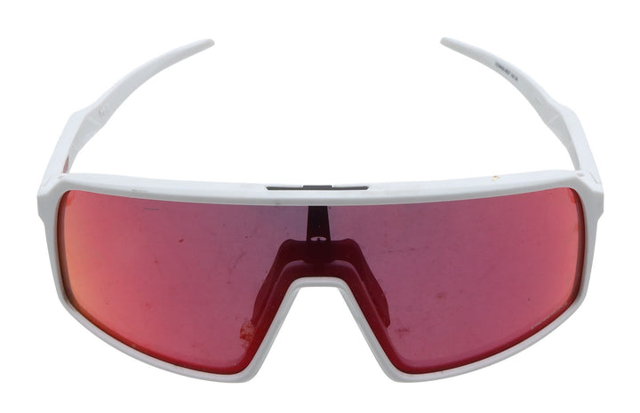 Oakley Sutro Cycling Sunglasses Matte White Prizm Road Red Lense 009406-0637