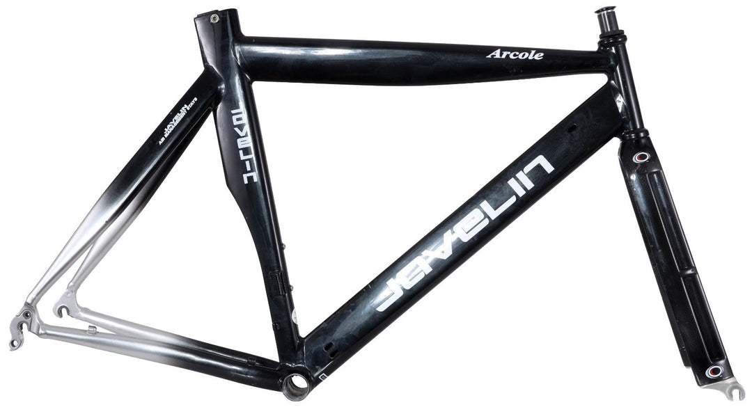 Javelin Arcole Alloy Road Triathlon TT Bike Frameset LG 57cm Black 700c Rim QR