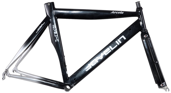 Javelin Arcole Alloy Road Triathlon TT Bike Frameset LG 57cm Black 700c Rim QR