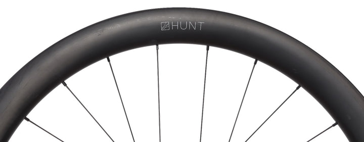 HUNT 50 Carbon Disc Tubeless Road Bike FRONT Wheel 12x 100mm 700c Gravel Cross