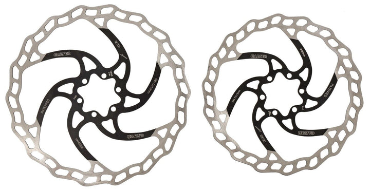 Galfer Wave Mountain Bike Disc Brake Rotors 203/180mm 1 PAIR 6-Bolt MTB Trail