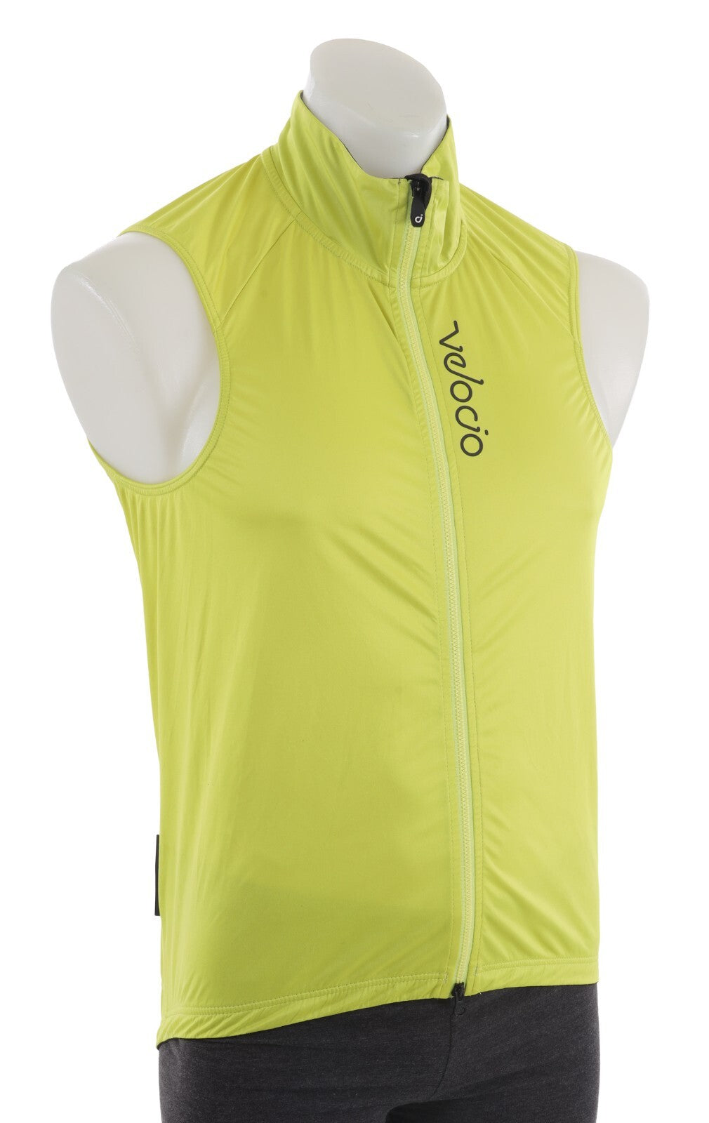 Velocio Wind Vest Men LARGE Yellow Cycling Road Bike Gravel Race Mountain Race