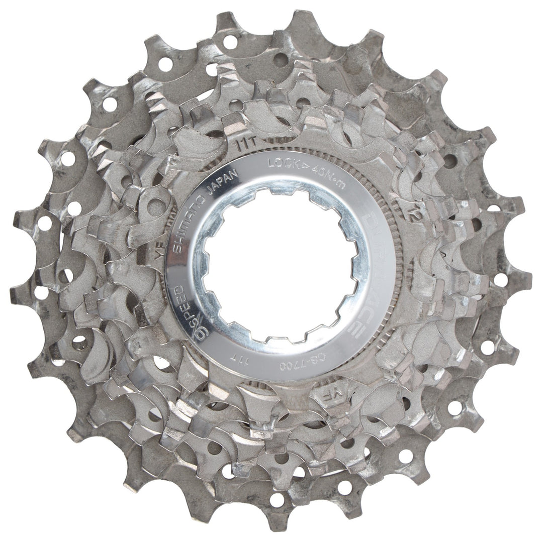 Shimano Dura-Ace CS-7700 9 Speed Road Bike Cassette 12-21T Titanium Cogs HG