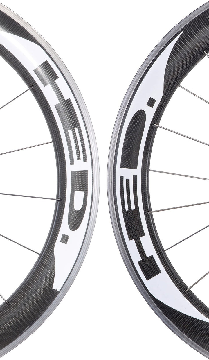 HED Jet 6 Carbon/Alloy Clincher Road Bike Wheelset Shimano 10s 700c Rim Brake QR