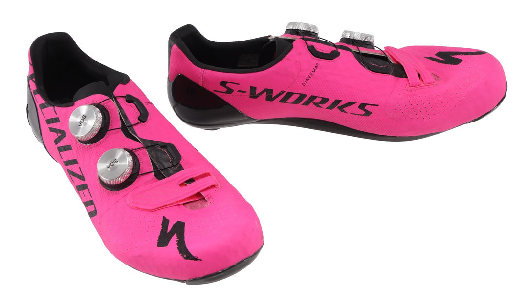 Specialized S-Works 7 Road Carbon Bike Shoes Women EU 41.5 US 10 PINK 3 Bolt BOA