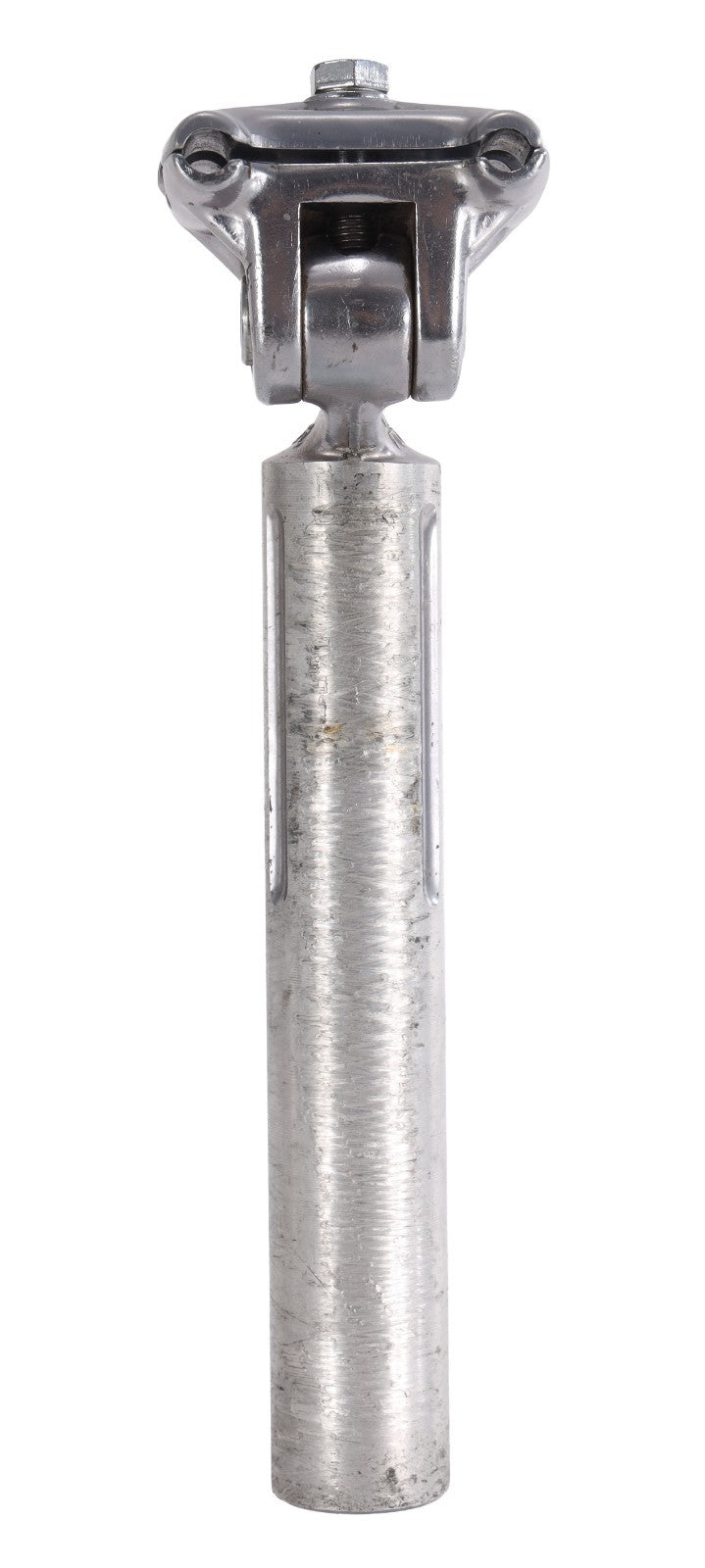 3TTT Fluted Alloy Road Bike Seatpost 27 x 200mm 15mm SB Silver Vintage