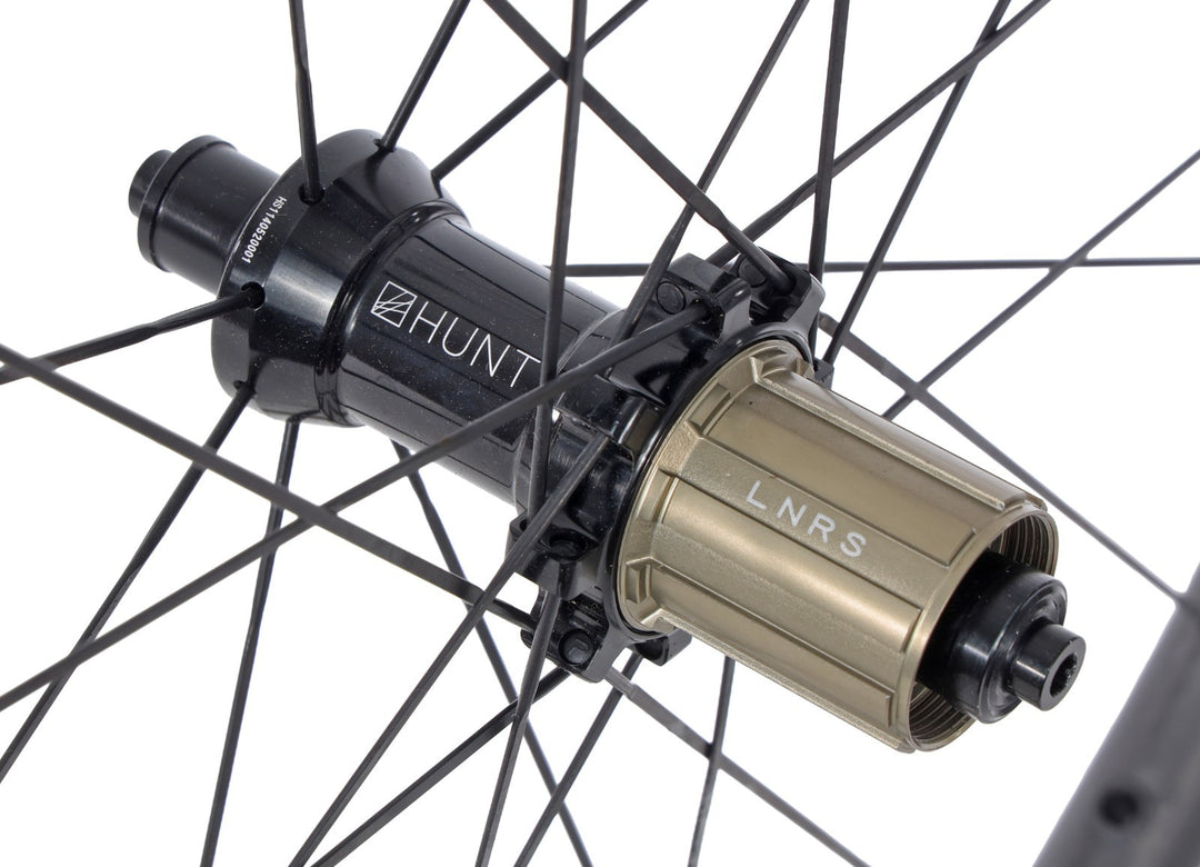 HUNT 50 Wide Aero Carbon Tubeless Road Bike REAR Wheel Shimano 11 Sp 700c QR Rim