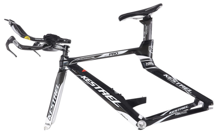 Kestrel Airfoil PRO SL Carbon TT Frameset Module 52cm Black/White Rim QR 2010