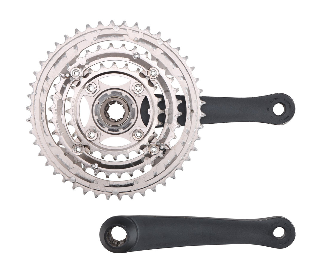 Shimano XTR FC-M950 3 x 8 Speed Mountain Bike Crankset 175mm 46/34/24T Vintage