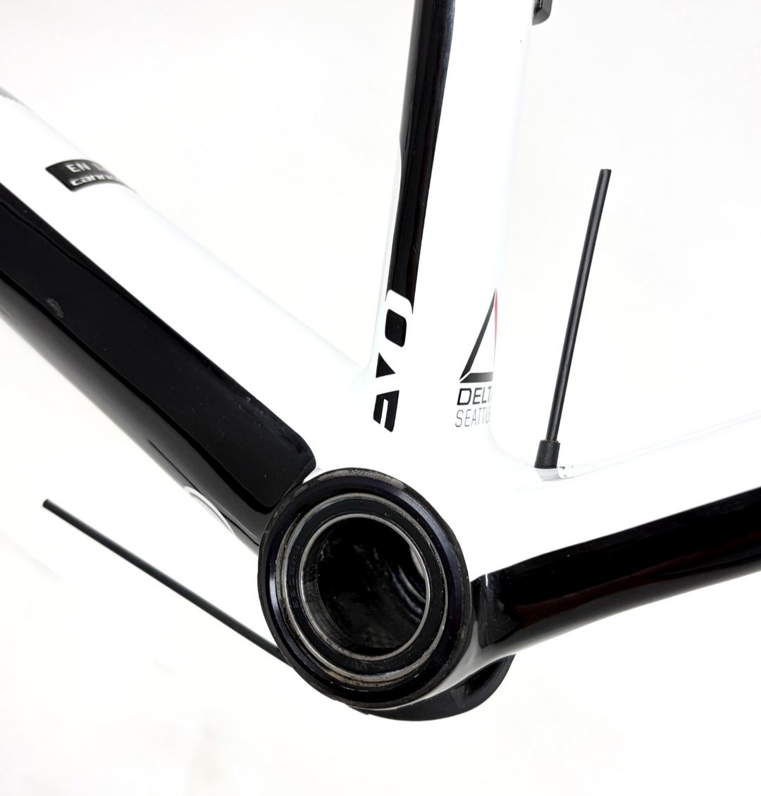 Cannondale SuperSix EVO Hi-MOD Carbon Road Frameset 63cm WHITE 700c Rim QR 2014