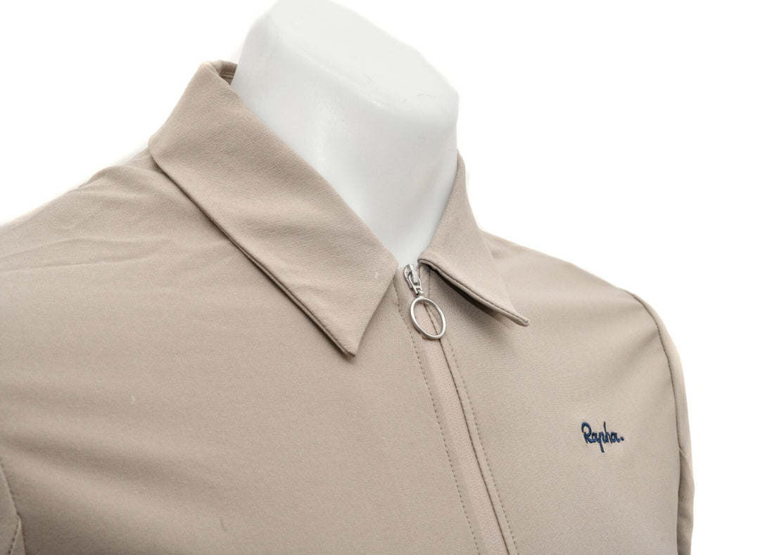 Rapha Loopback Jacket Men XS Tan Cycling Casual Lifestyle Zip-Up Coat Road Bike