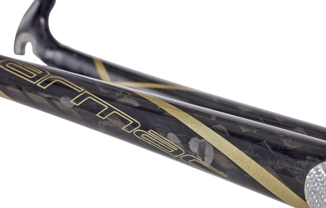 Specialized Tarmac Pro Carbon Road Bike Frameset 52cm Raw Gold 700c QR Rim 2008