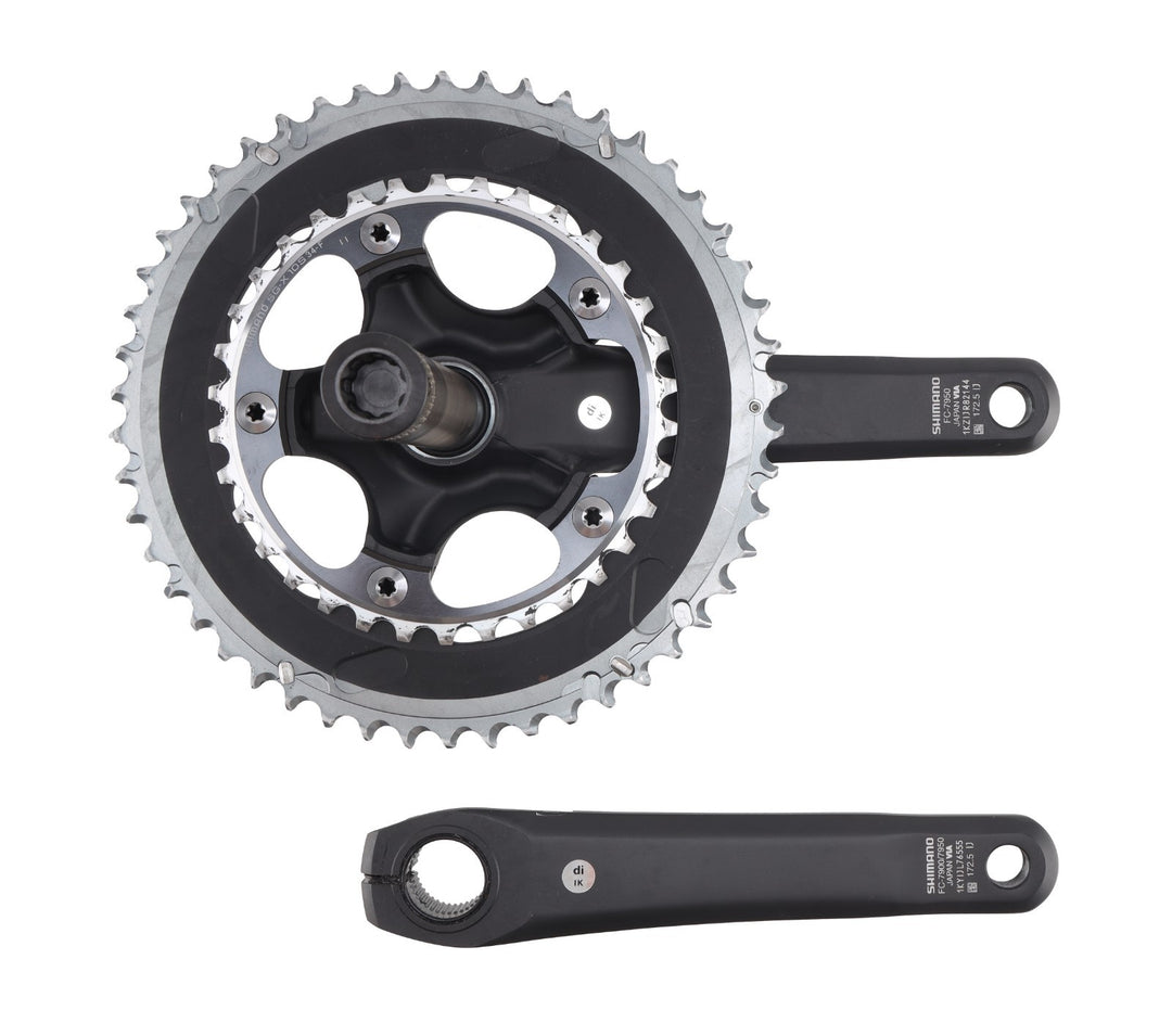 Shimano Dura-Ace FC-7950 2 x 10 Speed Road Bike Crankset 172.5mm 50/34T w/ BB
