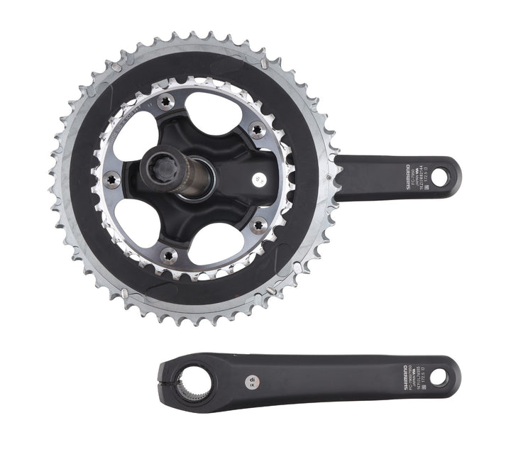 Shimano Dura-Ace FC-7950 2 x 10 Speed Road Bike Crankset 172.5mm 50/34T w/ BB