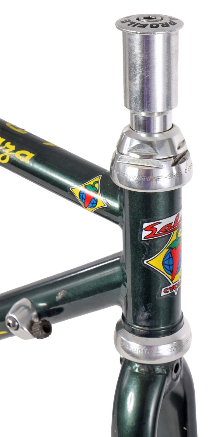 Salsa La Raza Steel Road Bike Frameset 44cm GREEN 700c Race Cycling Vintage '90s