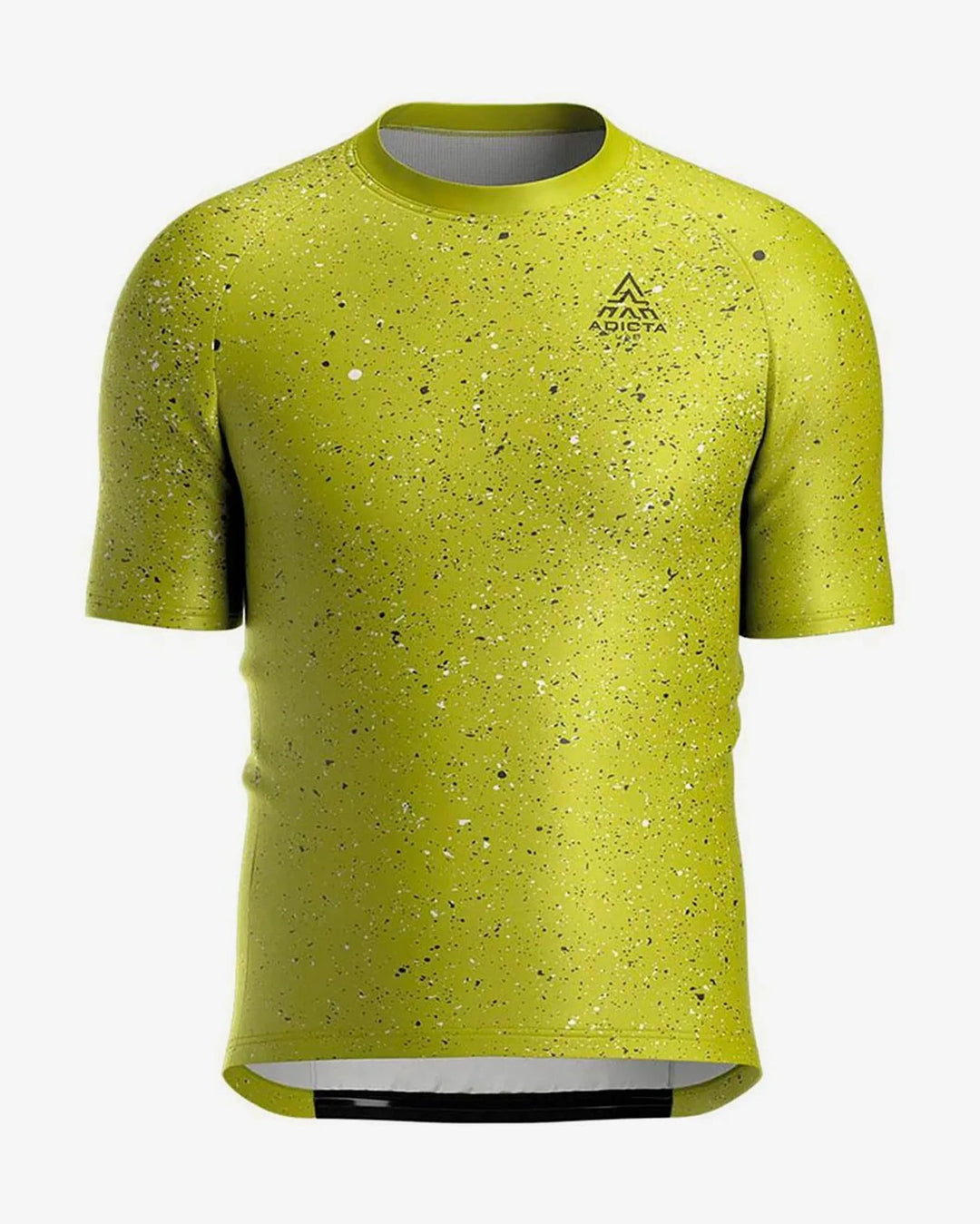 Adicta Lab Quartz Tech Short Sleeve Jersey Men XL Mustard Gravel Bike Road MTB
