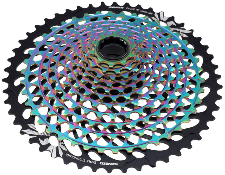 SRAM XX1 Eagle XG-1299 AXS 12s Mountain Bike Cassette 10-50T Oil Slick XD 500%