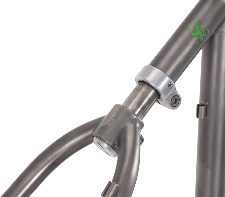 Moots YBBeat Titanium Softail Mountain Bike Frame 21" XL 30mm Rim Brake USA Ti