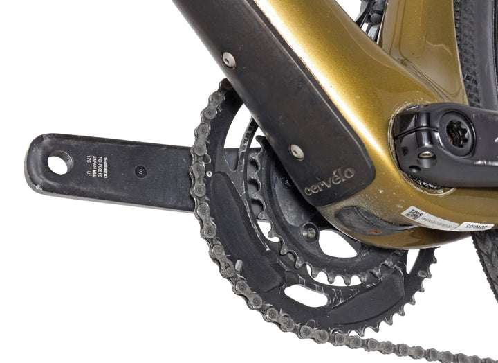 Cervelo Aspero Carbon Gravel Bike GRX Di2 2x 11s 4iiii Power 58cm GOLD ENVE 2020