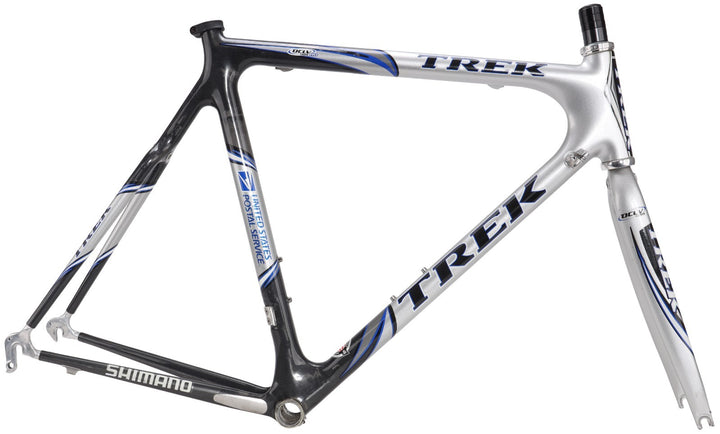 Trek 5900 OCLV 110 Carbon Road Bike Frameset USPS Pro Team 60cm QR Rim 700c 2002