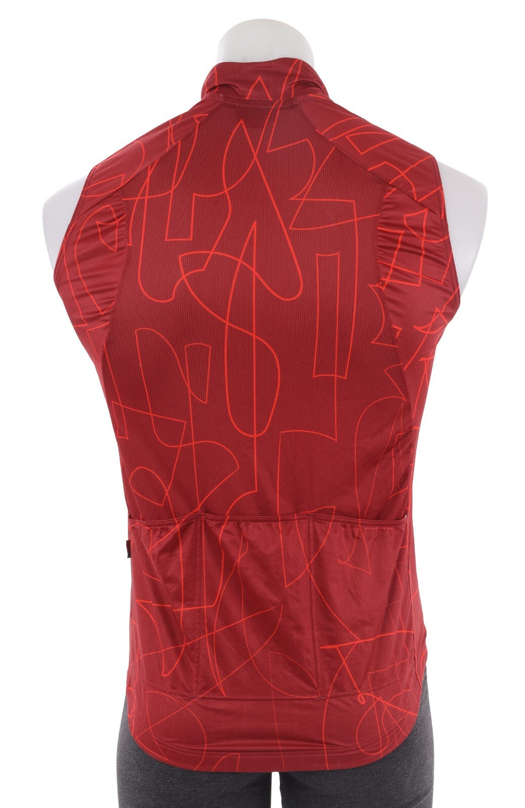 Velocio Line SE Wind Vest Men MEDIUM Red Cycling Road Bike Gravel Race Mountain
