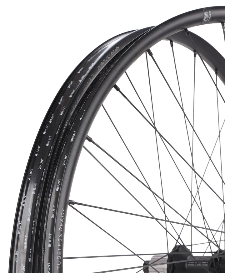 HUNT Race XC 29" Disc Alloy Tubeless Mtn Bike Wheelset CL/6B Shimano MS 12 Spd