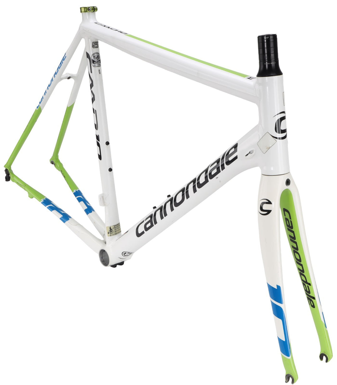 Cannondale CAAD10 Alloy Road Bike Frameset 58cm LIQUIGAS 700c Rim QR USA 2012