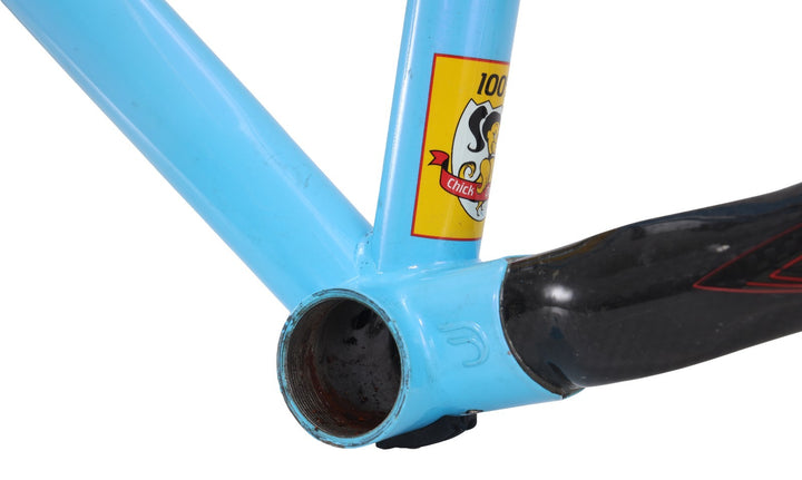 Bianchi Virata Steel Road Bike Frameset 55cm Blue 700c Easton Carbon Rear 2004