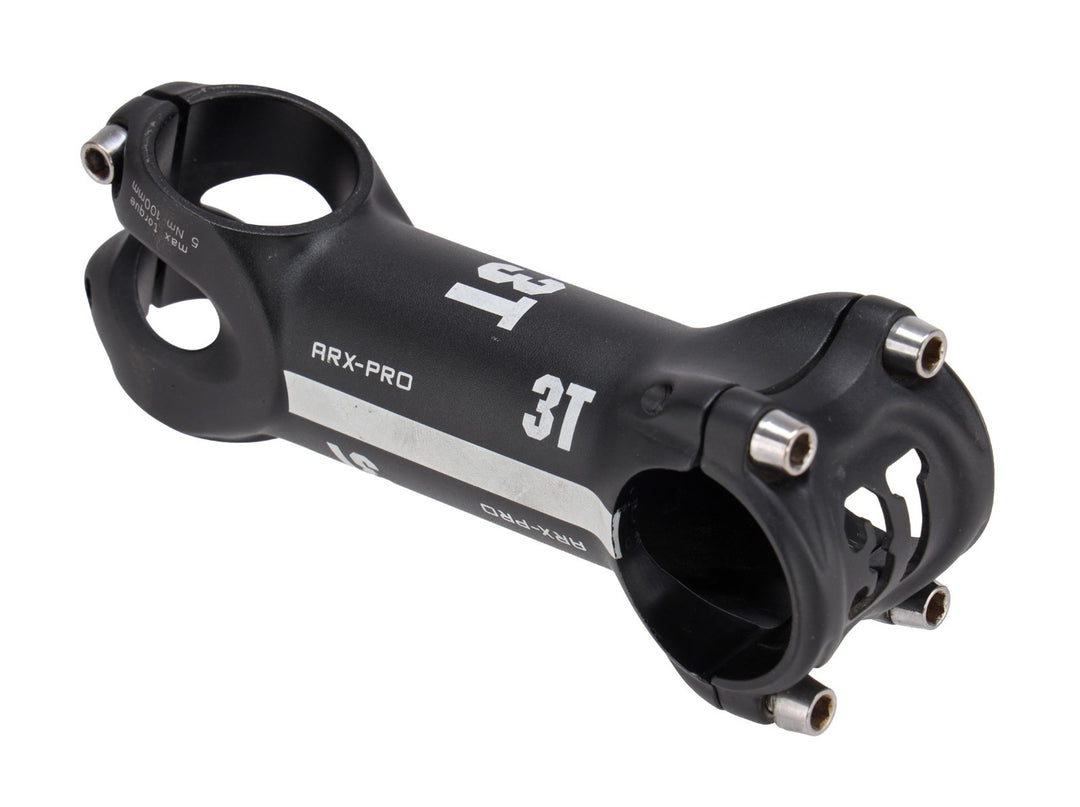 3T ARX-PRO Alloy Road Bike Stem 31.8 x 100mm 17º BLACK 1 1/8" Gravel Race