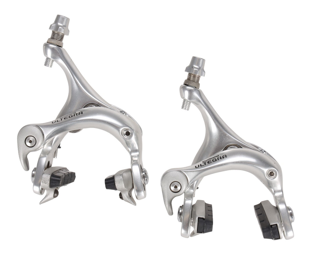Shimano Ultegra BR-6500 Road Bike Dual Pivot Side Pull Rim Caliper SET Silver