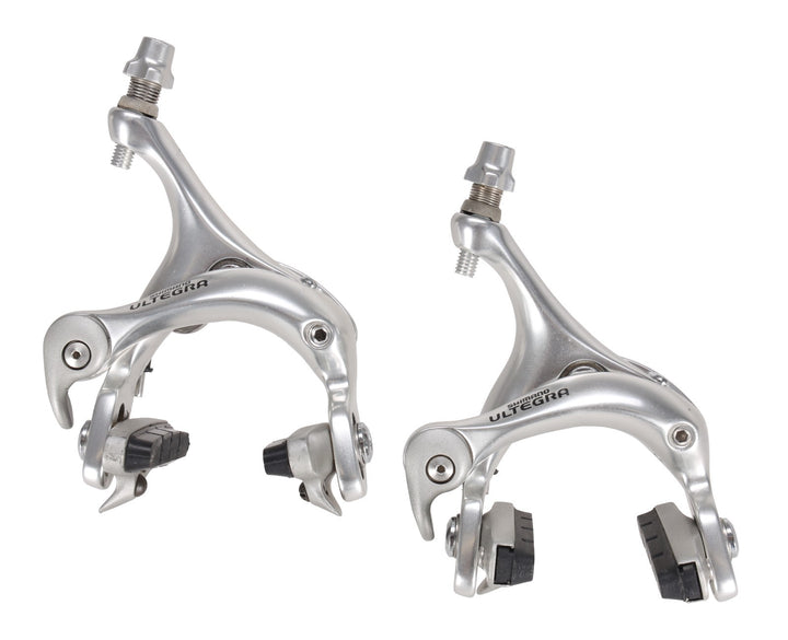 Shimano Ultegra BR-6500 Road Bike Dual Pivot Side Pull Rim Caliper SET Silver