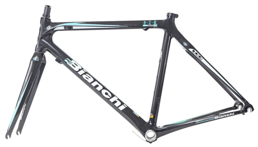 Bianchi HoC 928 SL Carbon Road Frameset 55cm Handmade 700c Rim Brake Italy 2007