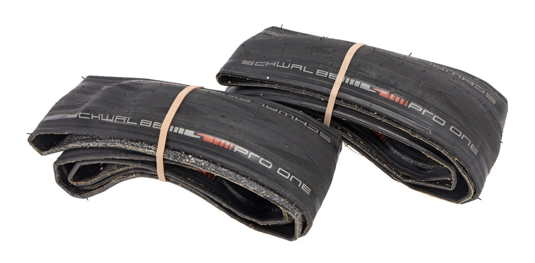 Schwalbe Pro One Tubeless Road Bike Tire PAIR 700 x 32c TLE Addix Race 127tpi