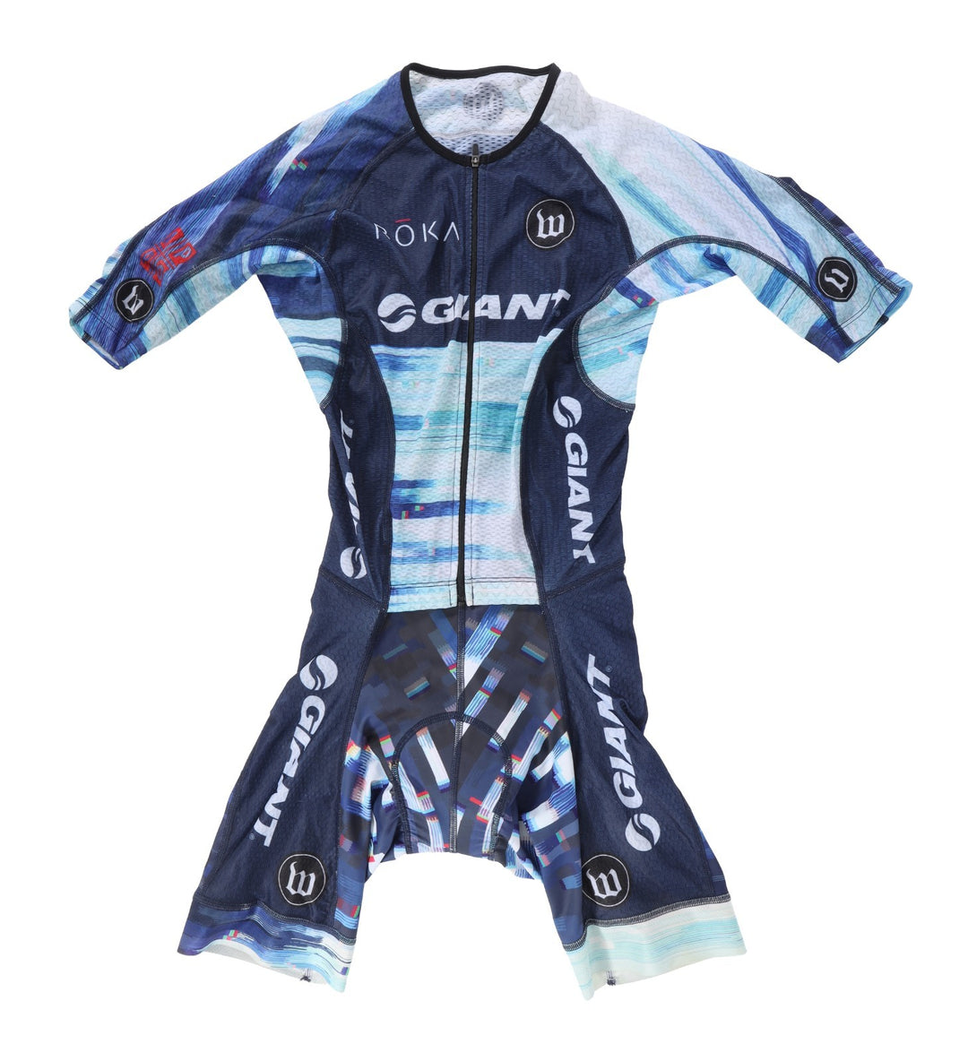 Wattie Ink Giant Cycling Short Slv Trisuit Men Small TT Race Roka Triathlon Race