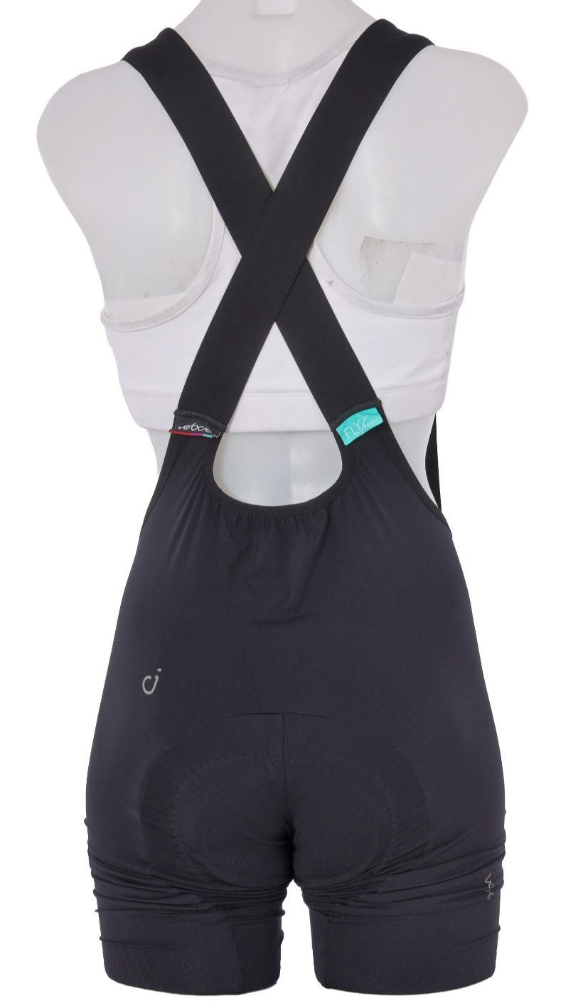 Velocio Luxe Cycling Bib Short Women MEDIUM Black Road Bike Gravel Cycling