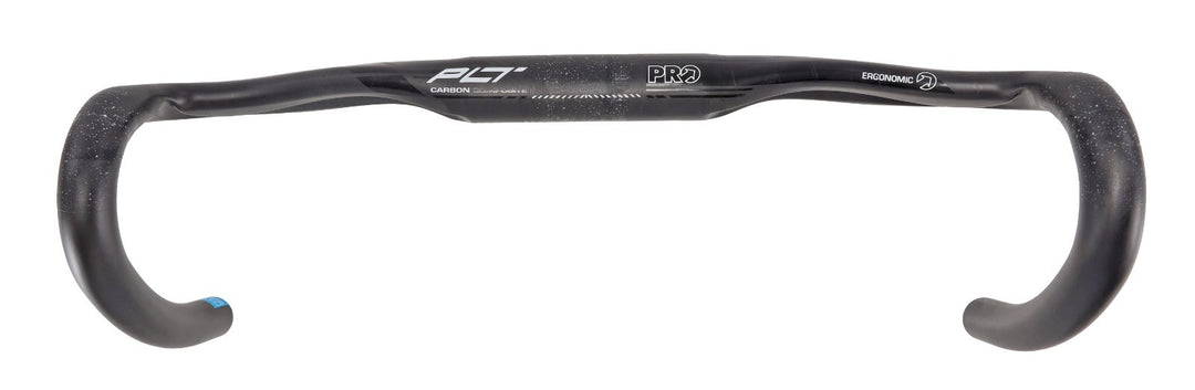 PRO PLT Ergo Carbon Aero Road Bike Drop Handlebars 31.8 x 42cm Black Gravel CX