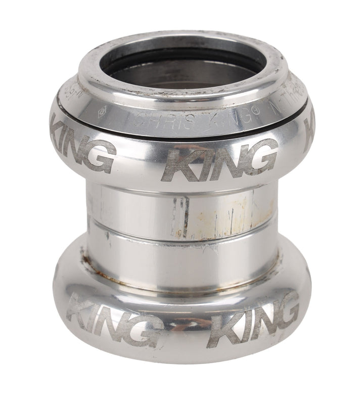 Chris King NoThreadSet External Cup Road Bike Headset 1 1/8" 34mm SILVER MTB