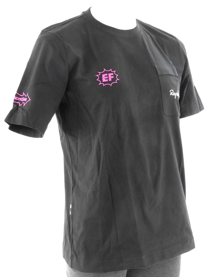Rapha EF Education-EasyPost Pro Team Short Sleeve Pocket T-Shirt Men LARGE Black
