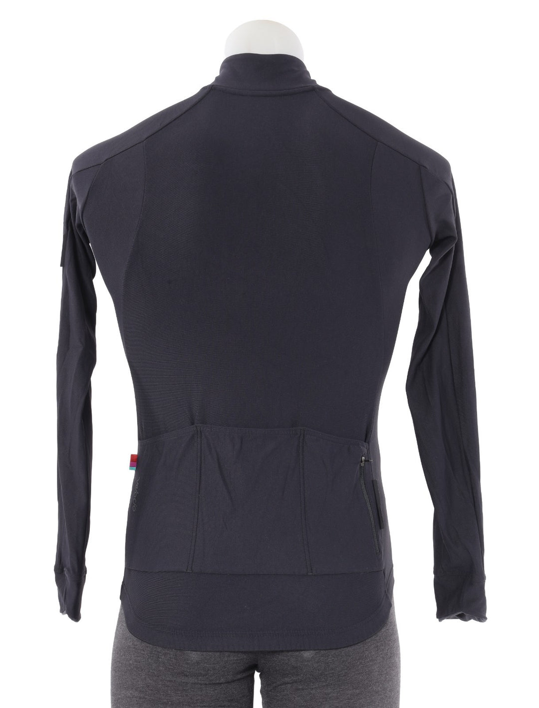 Velocio ONE Long Sleeve Men Zip Cycling Jersey Gray MEDIUM Road Bike Cycling