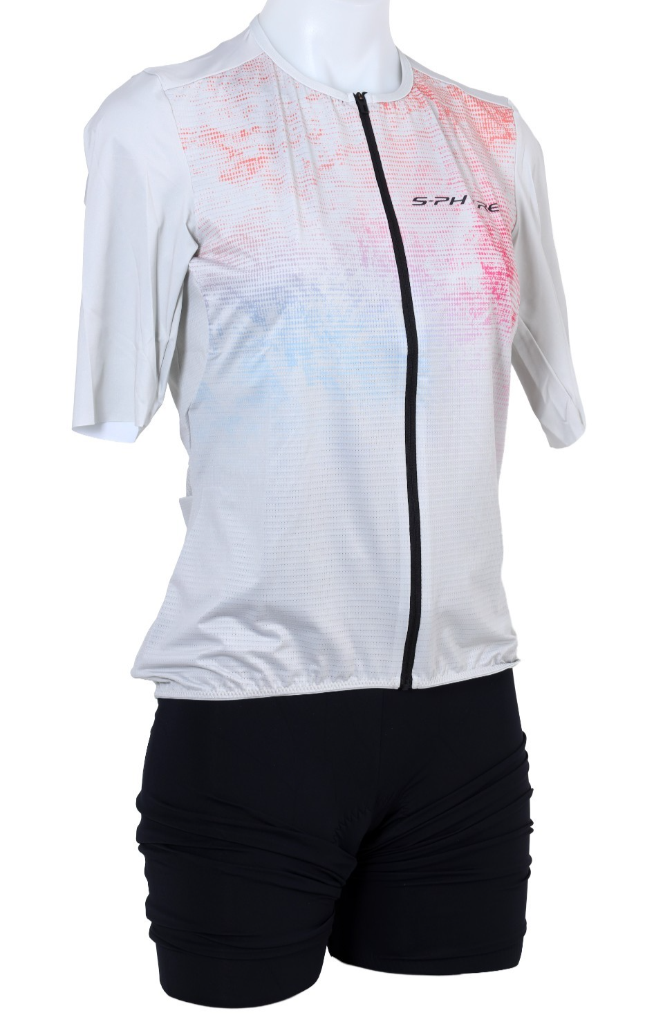 Shimano S-PHYRE Leggera Short Sleeve Cycling Kit LARGE Women Gray Road Bike