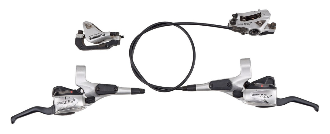 Shimano Deore XT ST-M766 3x 9 Spd STI Dual Control Mtn Bike Shifters w/ Calipers