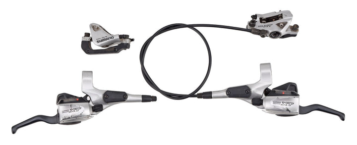 Shimano Deore XT ST-M766 3x 9 Spd STI Dual Control Mtn Bike Shifters w/ Calipers