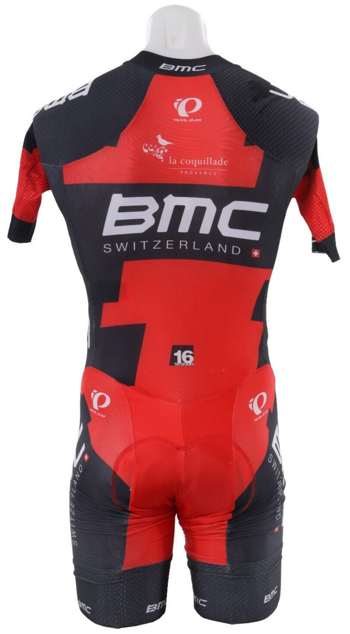 Pearl Izumi BMC Pro Cycling Team Short Slv Mach 5 Speedsuit Men MEDIUM TT Race