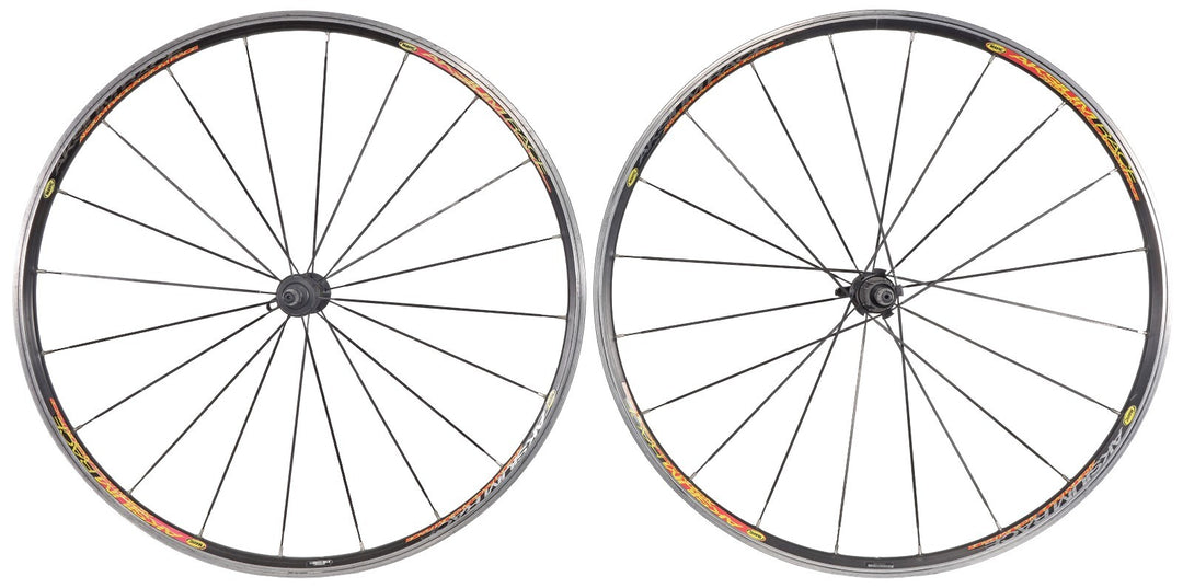 Mavic Aksium Race 9-12 Speed Alloy Clincher Road Wheelset 700c Campagnolo QR Rim