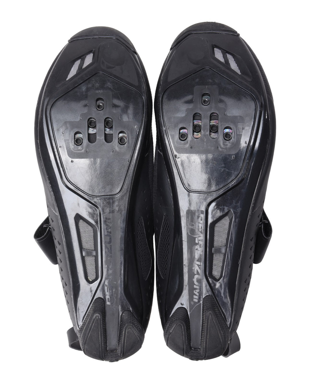 Pearl Izumi Tri Fly 7 Road Bike Shoes EU 45 US Men 10.5 BLACK 3 Bolt Triathlon