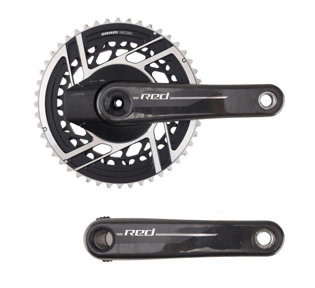 SRAM Red AXS DUB SL E1 2x 12 Speed Carbon Power Meter Crankset 165mm 48/35T Road